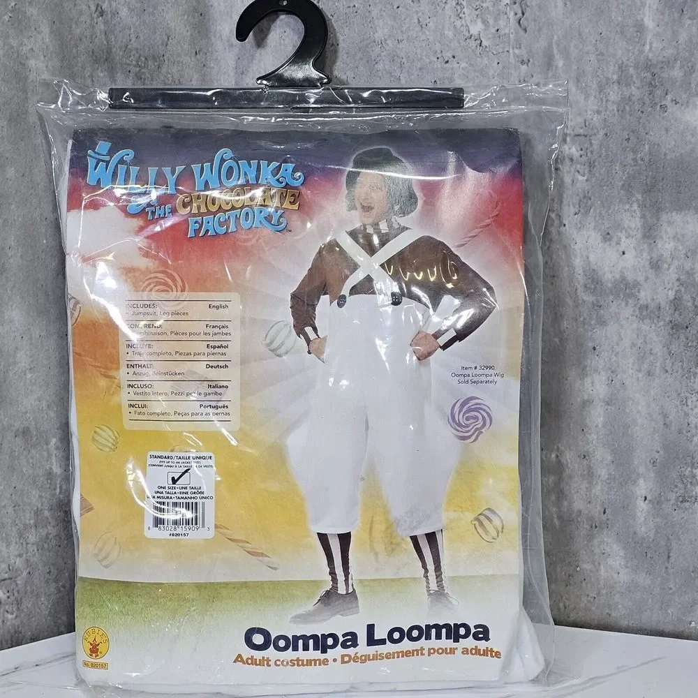 Charlie & the Chocolate Factory Oompa Loompa Deluxe Costume Adult‎ Standard OS